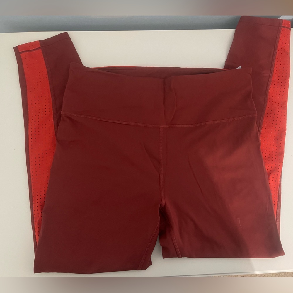 Orange Athleta Leggings